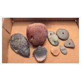 Unusual Native American Artifacts / Stones, Beads