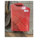 Red Metal Gas Can