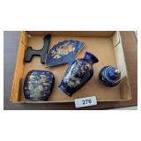 Blue Asian Decor