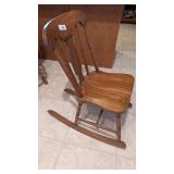 Walnut Sewing Rocker