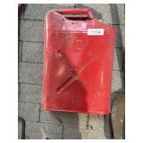 Red Metal Gas Can