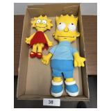 Bart & Maggie Simpson