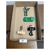 1980 Gobots Courageous, Action Figure & Green Car