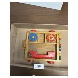 Wooden Pull Toy Vintage