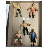 Wrestler Figures 5 Total