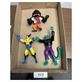 Street Shark, X-Men, Spider Man