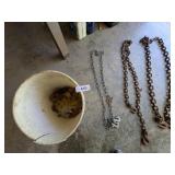 (3) Chains w/ Hooks