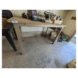 Wood Top Table - Metal Legs