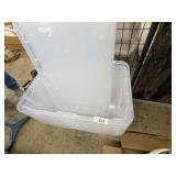 (7) Plastic Totes w/ Lids