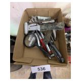 Sockets, Screwdriver, Adj. Wrench