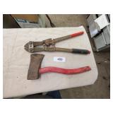 Small Hatchet & Pliers