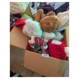 Box Lot of Stuffed Toys