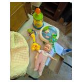 Diaper Bag, Doll, & Other