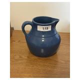 UHL Blue Stoneware Pitcher