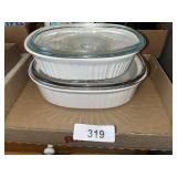 Corningware Casseroles w/ Lids
