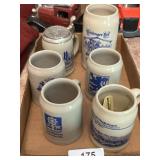 Assorted Steins