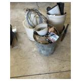 Galvanized Bucket, Bolts, Nails, Wire & Other