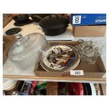 Decorative Plates, Cake Dome & Other