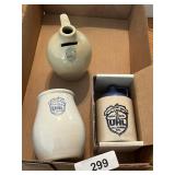 (3) UHL Pottery Society Pcs.