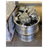 (4) Eight Lug Dodge Rims - 17"