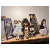 Assorted Porcelain Dolls