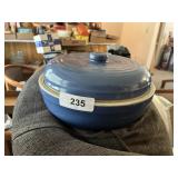 UHL Blue Casserole w/ Lid -**