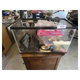 Aquarium w/ Misc Parts