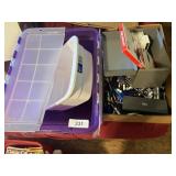 Tote w/ Locking Lid, Pens, +