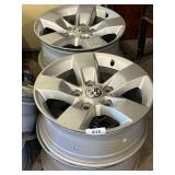 (4) Five Lug Dodge Rims - 17"