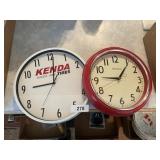 Battery Op Clocks, Basket & Other