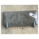 John Deere Cover Plate