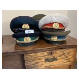 (5) Soviet Union Russia Military Hats