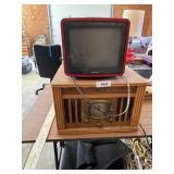 Crosley Radio/ Cassette Player + Small TV