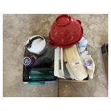 Colander, Segmented Tupperware Relish Tray & More
