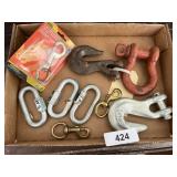 Chain Hooks, Brass Dog Clips & Other