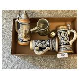 Assorted Steins