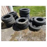 Assorted Tires Assorted Sizes