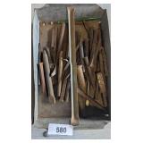 Metal Tray w/ Punches & Chisels