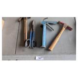 Channel Lock Hammer, Tin Snips, Caulking Gun &