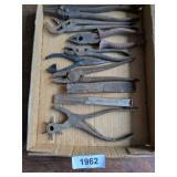 Pliers, Leather Punch, Craftsman Cold Chisel &