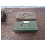 (2) Plastic Tackle Boxes