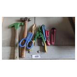 (2) Hammers, Snips & Knives