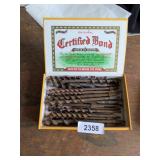Certified Bond Cigar Box w/ Drill Bits