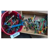 Bucket w/ Large Assortment of Wrenches -