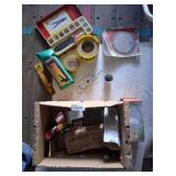 Box w/ Caution Tape, Bulbs, Lock Set, +