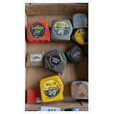 Assorted Tape Measures - Stanley, Lufkin