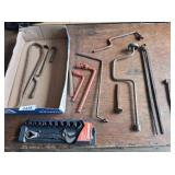 (New) Crescent Adjustable Wrench Set, Pry Bars &