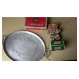 Serving Platter, La Fendrich Cigar Rate Box &
