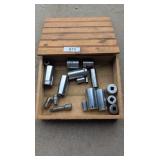 Wooden Box w/ Sockets - Proto, Snap-On, S&K