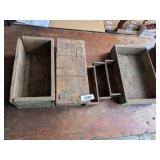 (6) Wooden Boxes